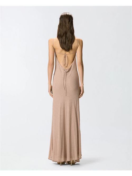 Abito slipdress lungo con strass PINKO | 106299A32X/Q24